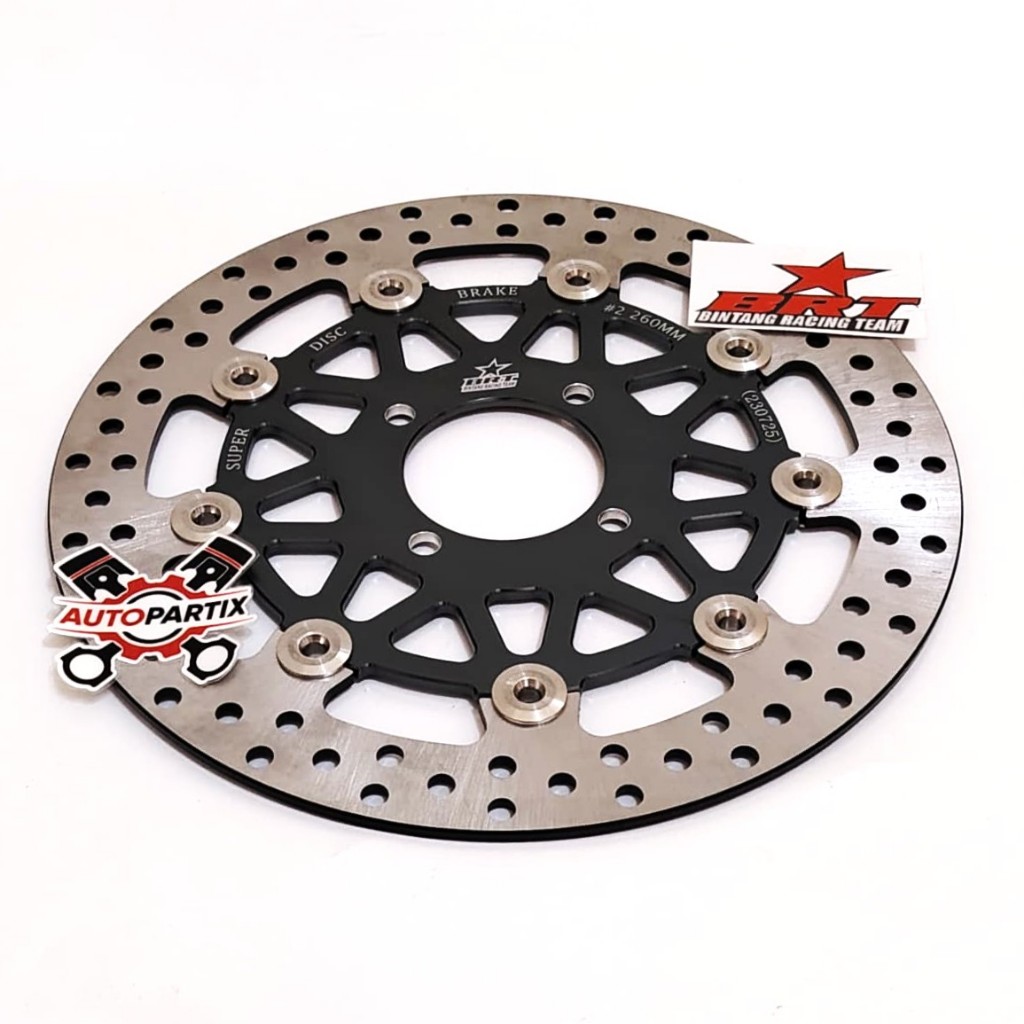 DISC BRAKE BRT PIRINGAN CAKRAM 260mm BRT HONDA BEAT VARIO SCOOPY GENIO YAMAHA JUPITER Z MX MIO RX KI