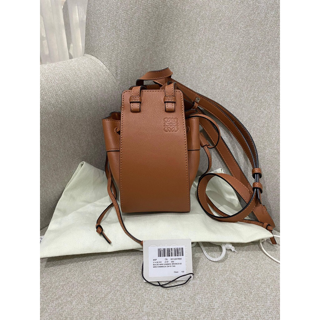 (PRELOVED) Loewe Hammock Mini Tan 2019