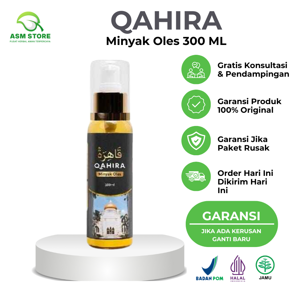 Minyak Oles Qahira Asli Original Bantu Atasi Benjolan Leher Lipoma Reaksi Cepat Sudah BPOM