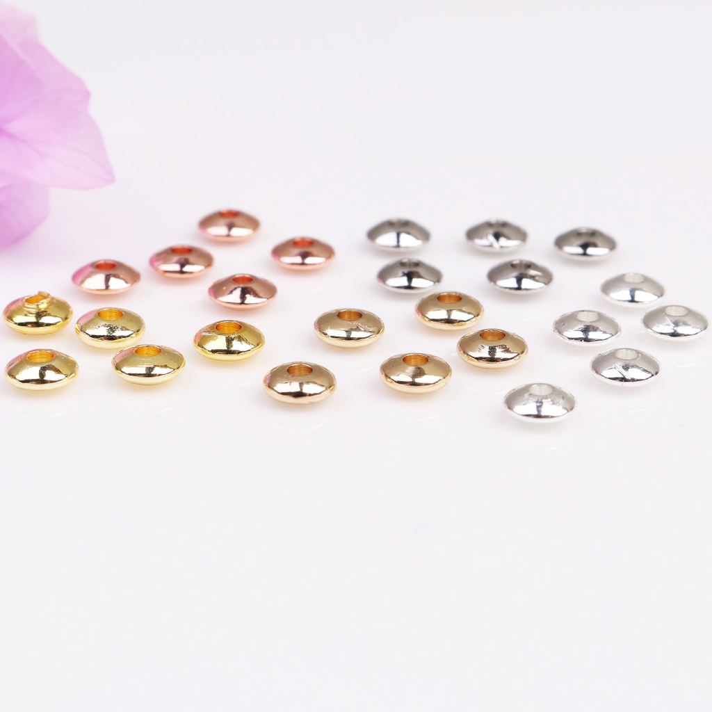 Botor Abacus Gold Plate 18K,Manik Tembaga Bahan DIY