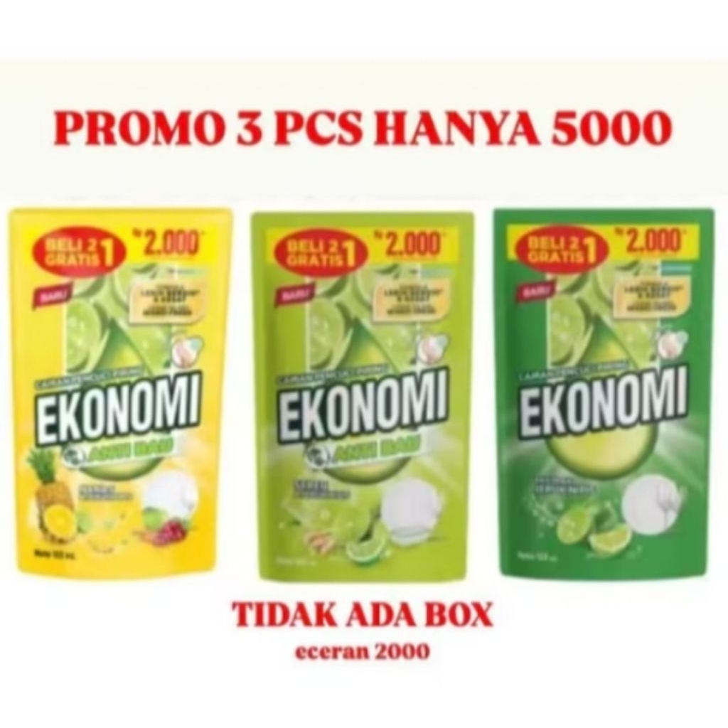 EKONOMI SABUN CUCI PIRING 122ML /PROMO RP 5000 DAPAT 3PCS