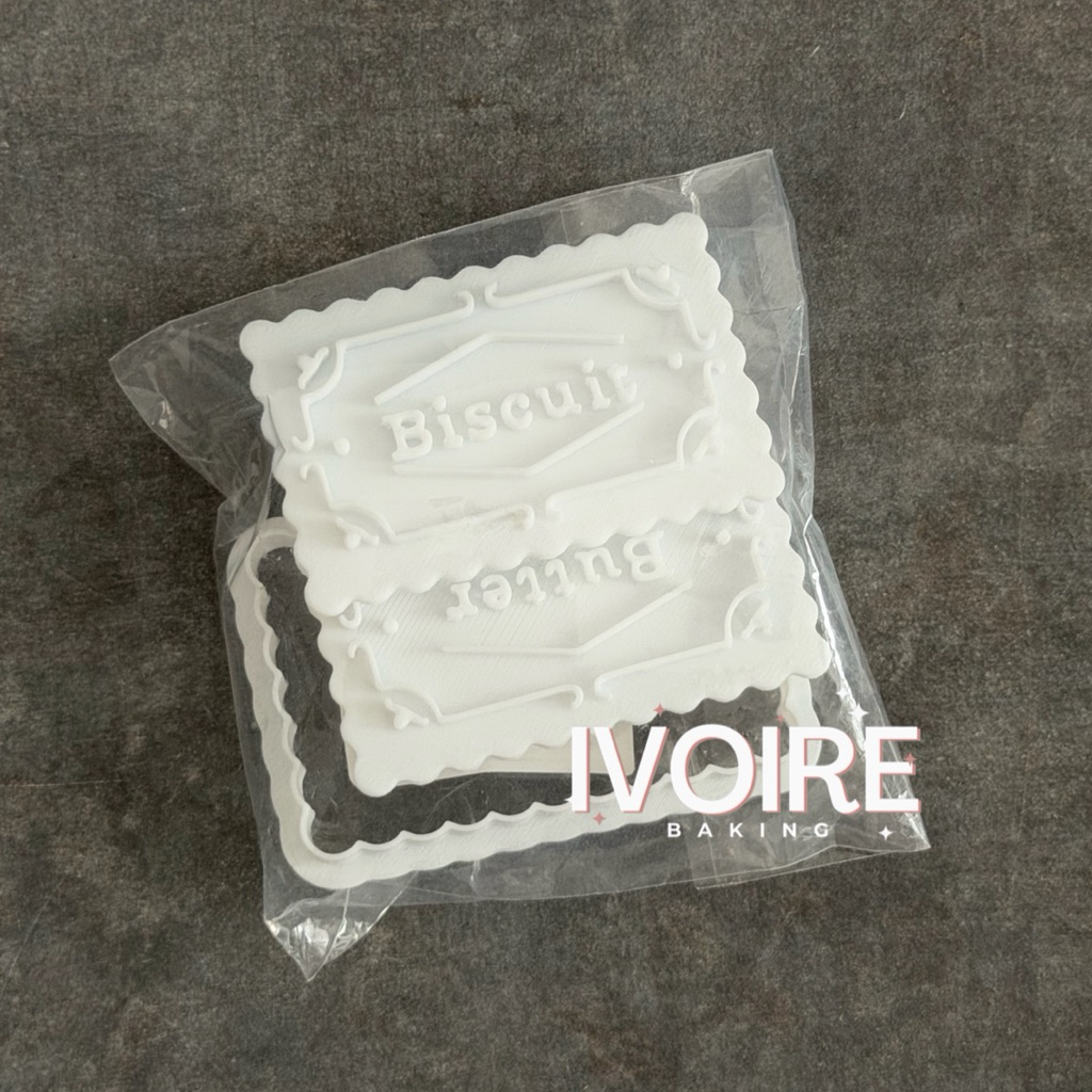 Biscuit & Butter Cookie Cutter Set of 2 / Cetakan Cookies
