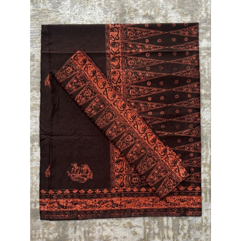 [ARINIbatik] Batik Jambi - Set Kain + Selendang katun halus 010