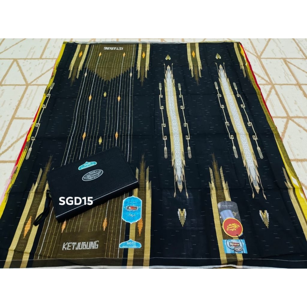 SARUNG KETJUBUNG ORIGINAL SARUNG KETJUBUNG SGD GREEN KETJUBUNG SGD GOLD SARUNG KETJUBUNG JAHIT TENGA