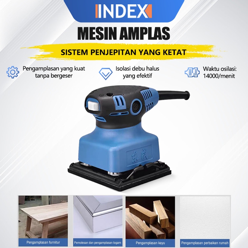 [INDEX] Mesin Amplas Kayu Elektrik Sander Amplas Tembok Electric Sander Mesin Amplas / Orbital Sande