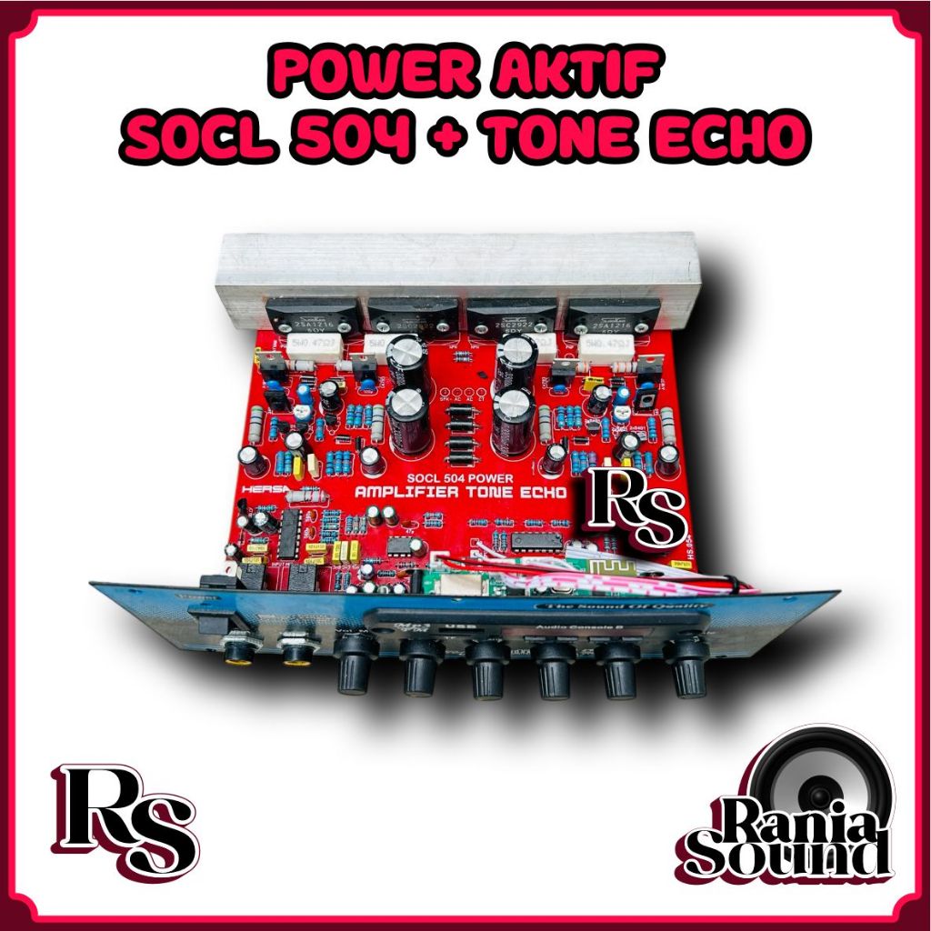 Power active 504 plus tone echo mp3 usb power aktif 504 + tone echo bluetooth ups