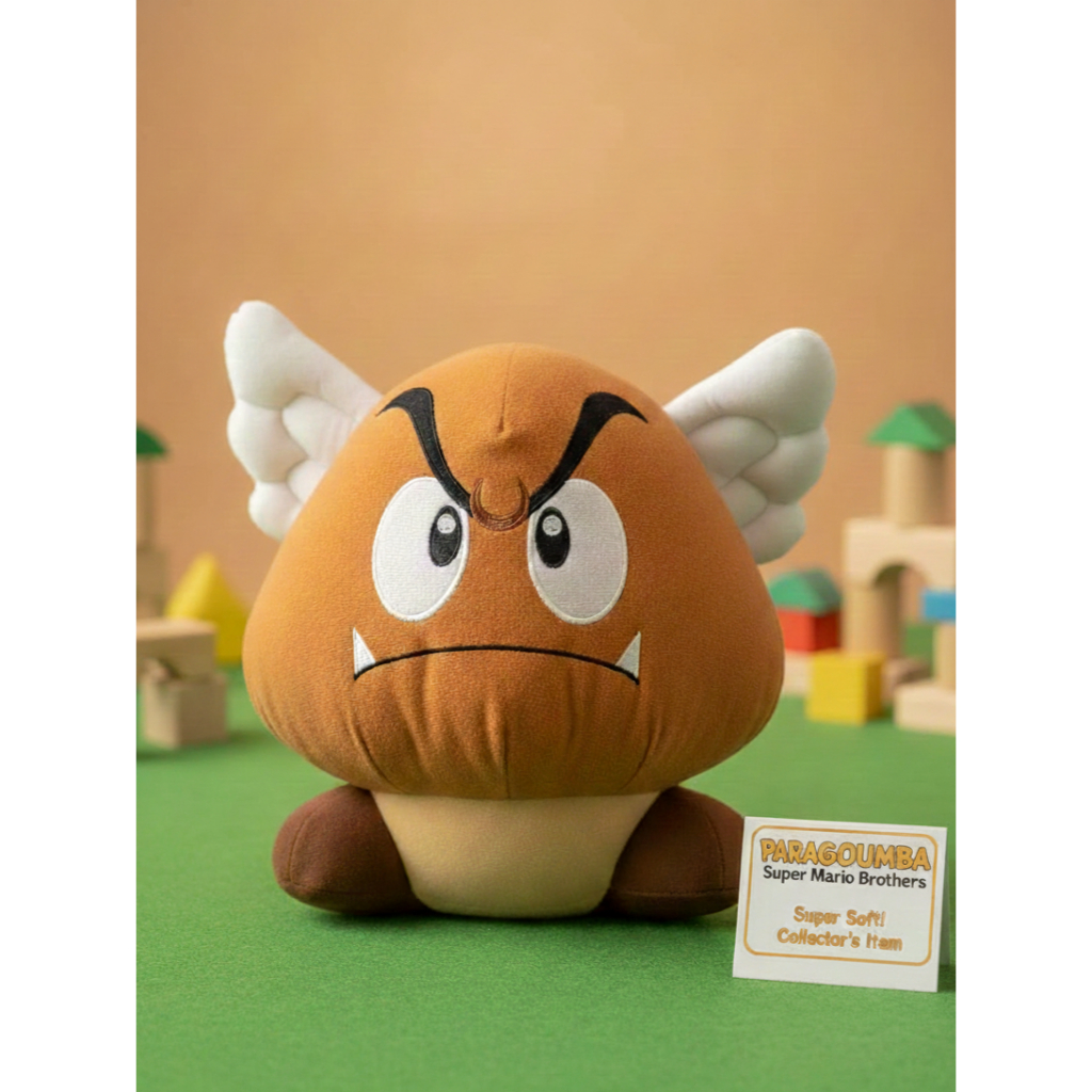 Boneka Goomba Wing BANPRESTO - Boneka Paragoomba Boneka Super Mario Bros - Rare Collector - BIRTHDAY