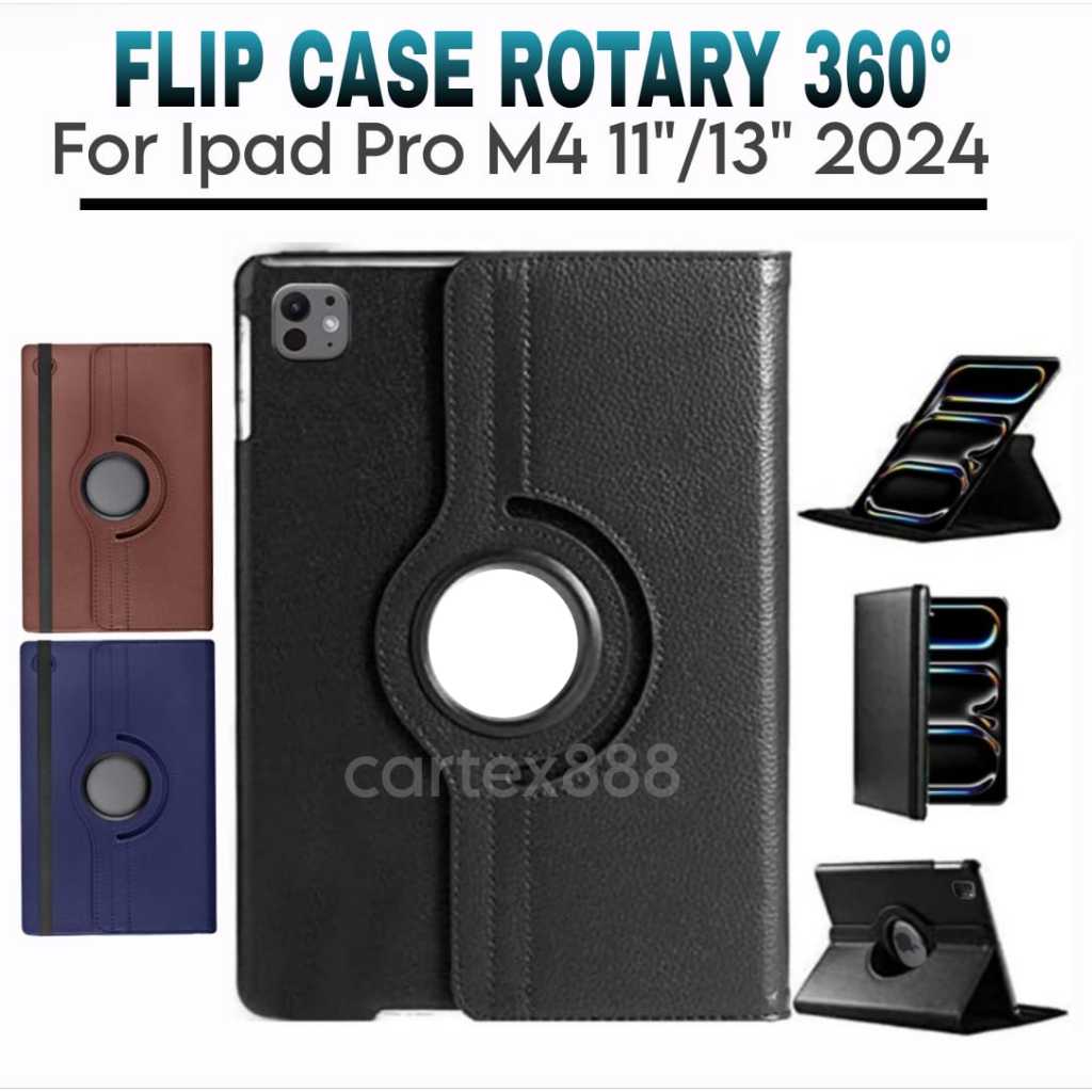 Case Rotary Ipad pro M4 11"inch 13"inch 2024 / case ipad pro m4 11 inch / case ipad pro m4 13 inch /
