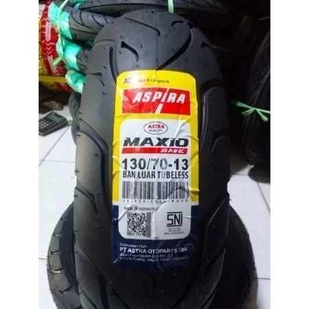 BAN BELAKANG NMAX ASPIRA TUBELESS 130/70-13 PRODUKSI TERBARU