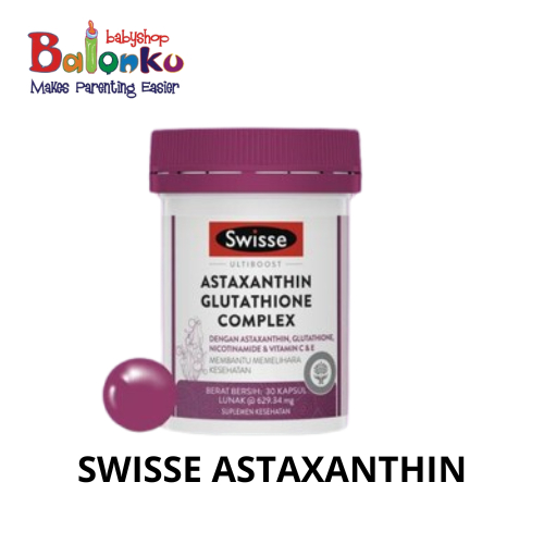 Swisse Ultiboost Astaxanthin Glutathione Complex 30 Capsules