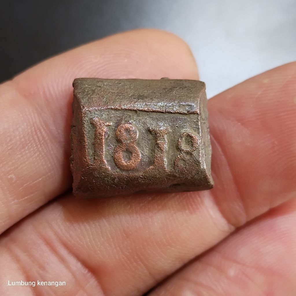 Bonk 1 Stuiver koin darurat Hindia Belanda