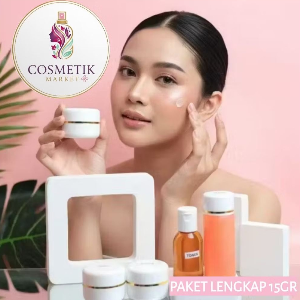 hanasui skincare reguler original paket glowing jerawat dan flek