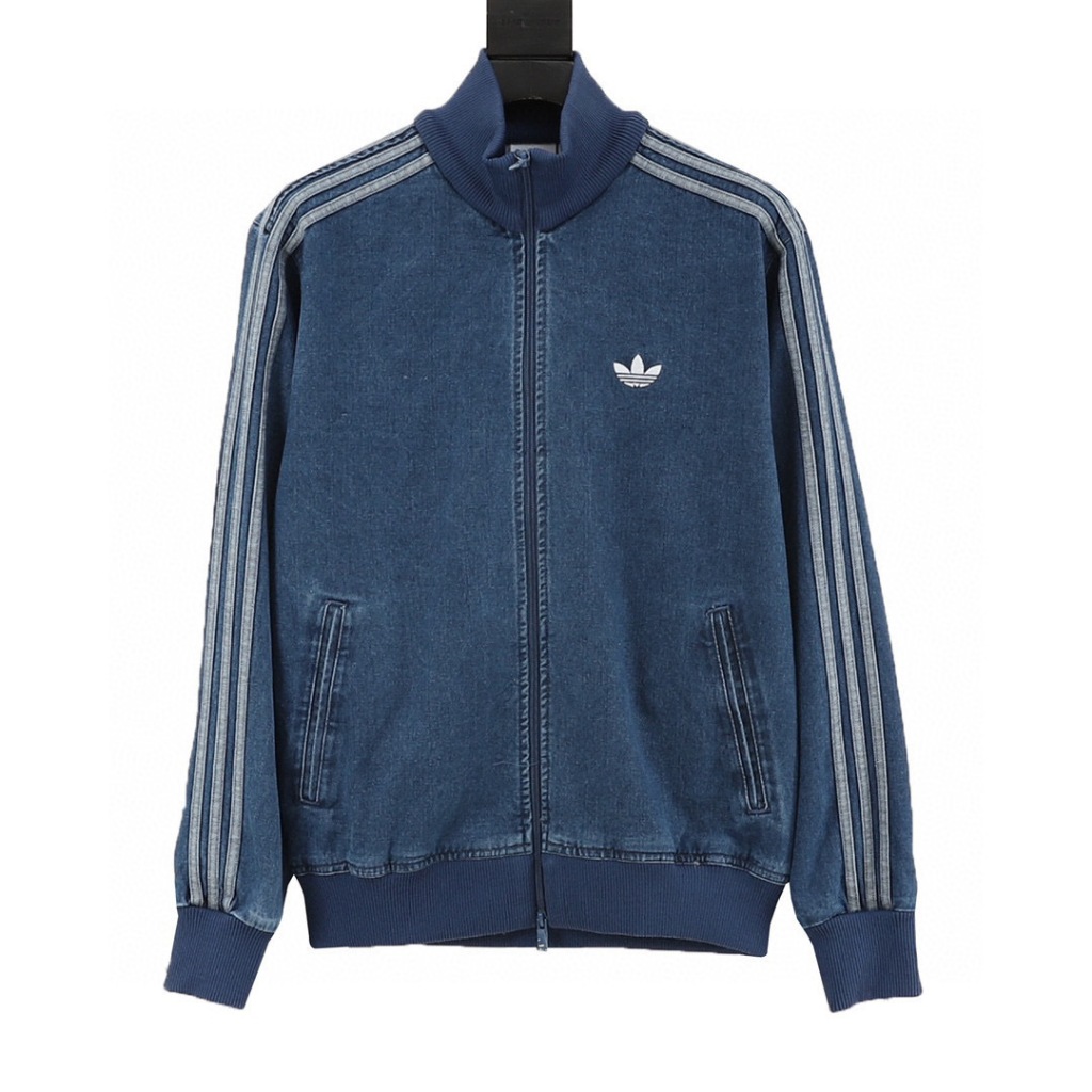 Adidas originals ADICOLOR Firebird DENIM Jacket blue Size S M L XL