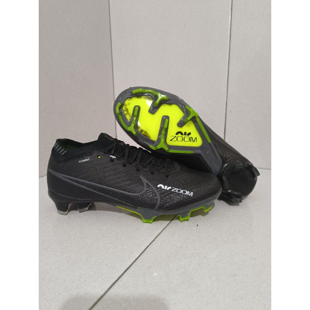 Sepatu Bola zoom Mercurial Vapor 15 Elite Black FG