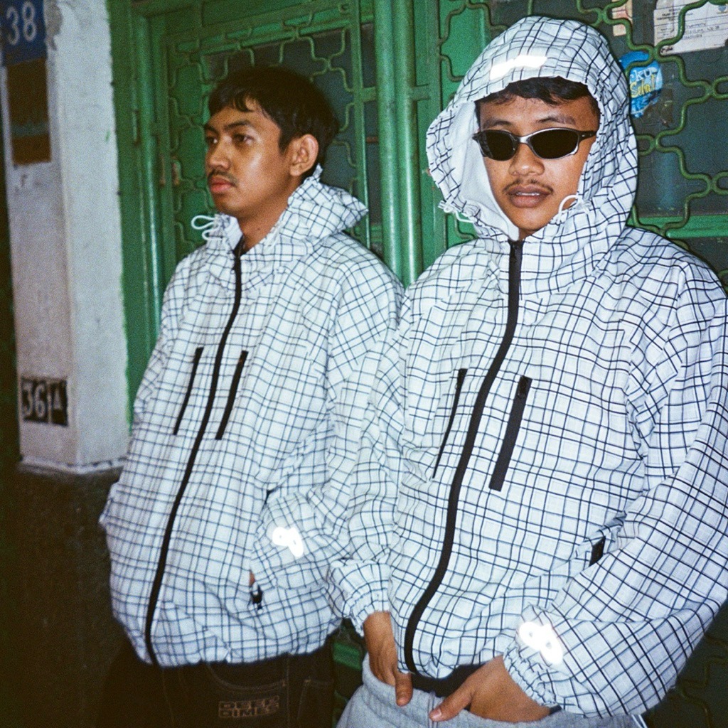 White Maze Trackie Jacket