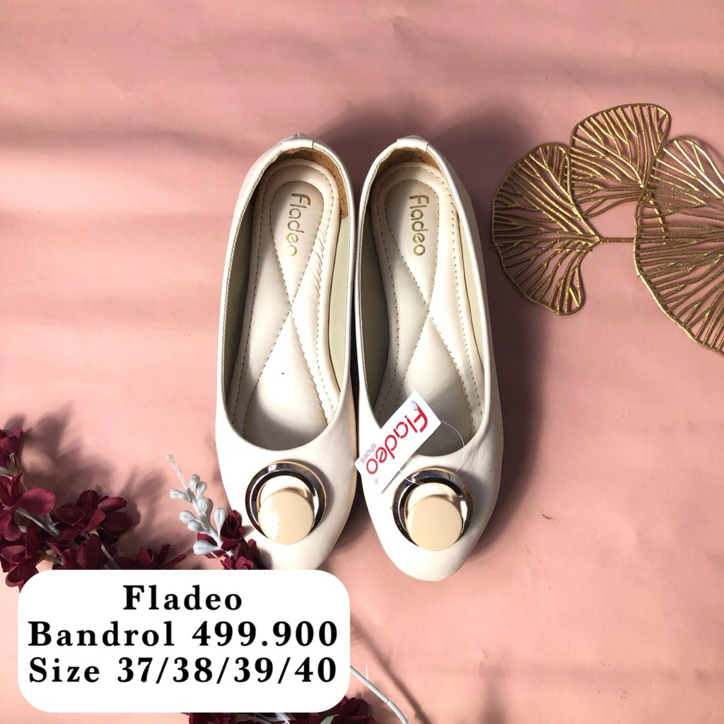 Flatshoes Wanita - Fladeo Bulat