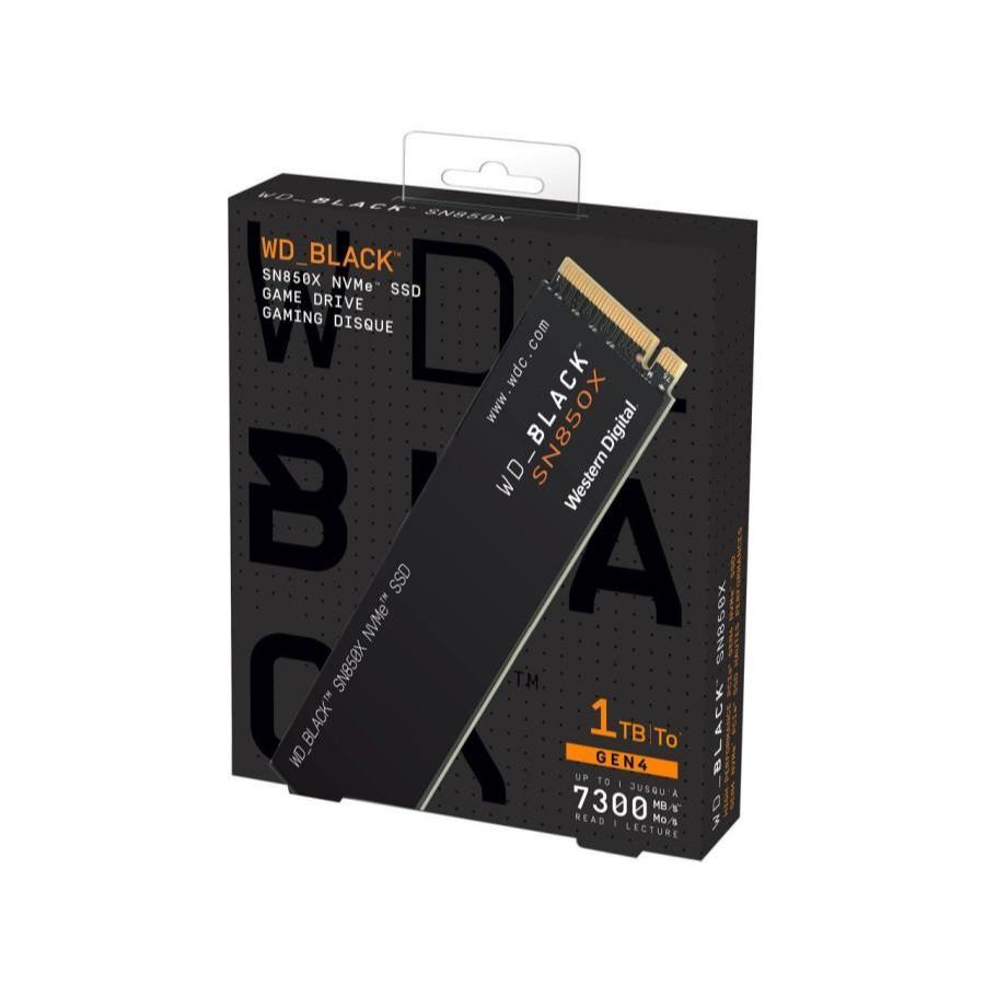 WD BLACK SN850X NVMe SSD 1TB WDS100T2X0E