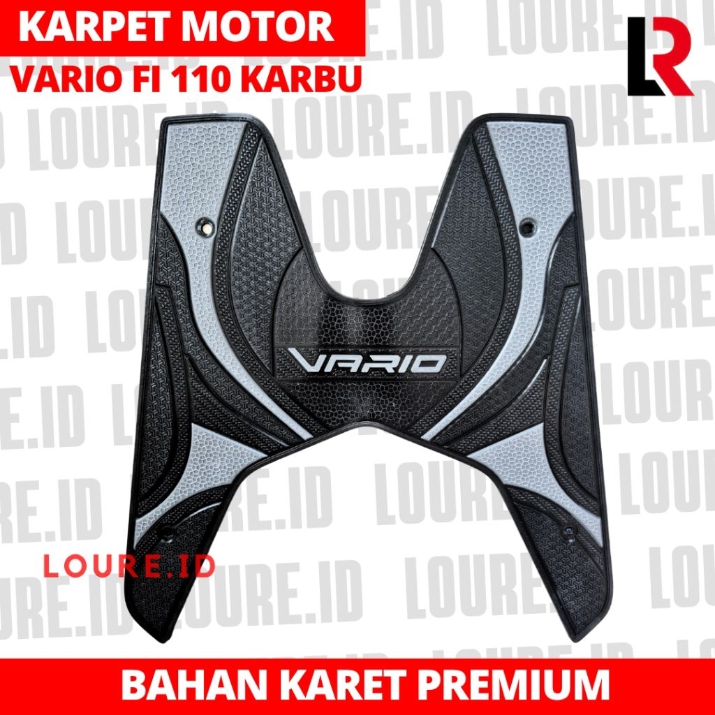 Karpet Motor Vario 110 Karbu Bahan Karet Anti Luntur Karpet Vario Karburator