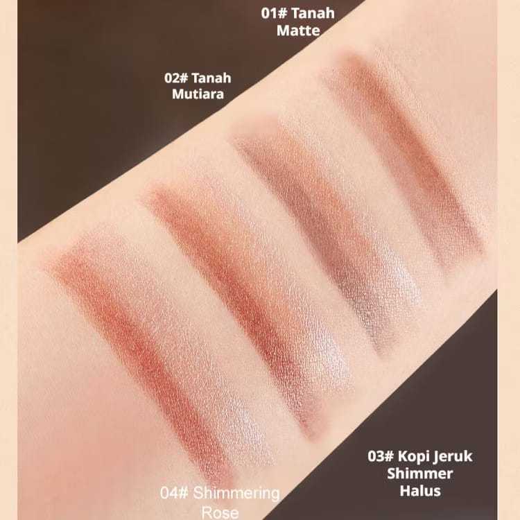 perabotrumahku78 EYESHADOW STICK 3IN1 eyeshadow 3 warna eyeshadow gliter eyeshadow E005