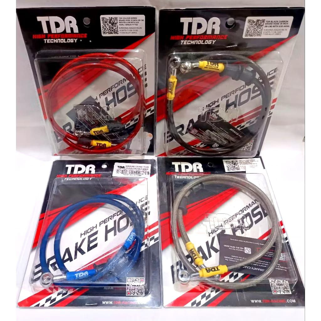 SELANG REM DEPAN TDR CARBON 24CM,35CM,51CM, ORIGINAL 100% MATIC SPORTS BEBEK CB GL MEGAPRO TIGER(TDR