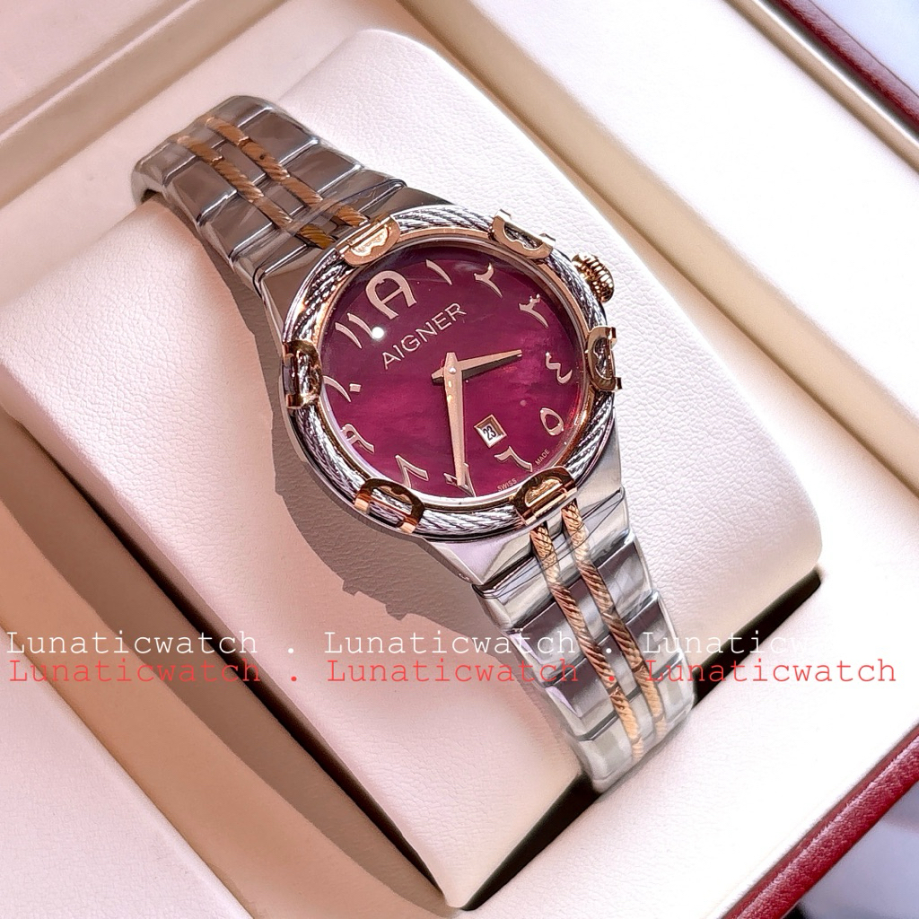 Jam Tangan Aigner Arabic New Stainless