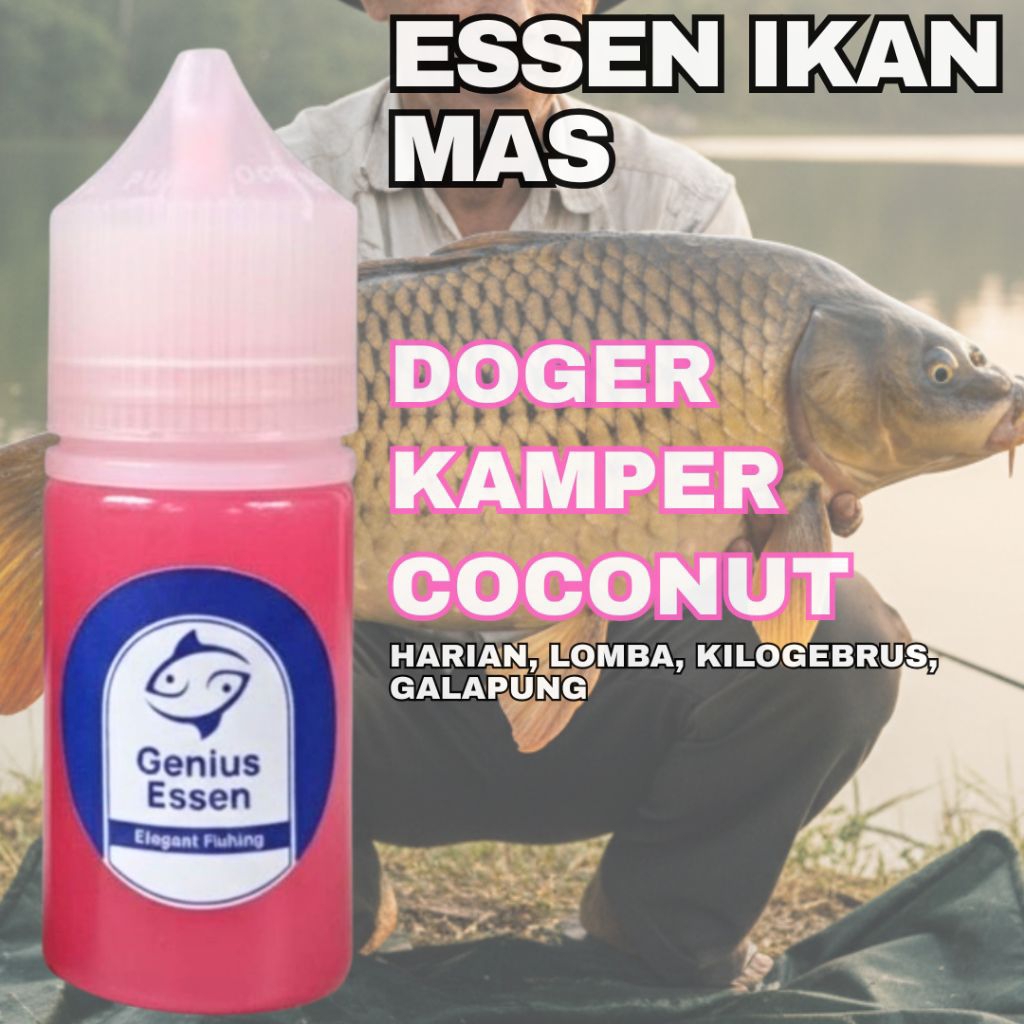 ESSEN IKAN MAS VARIAN DOGER KAMPER COCONUT essen ikan mas harian essen ikan mas lomba essen ikan mas