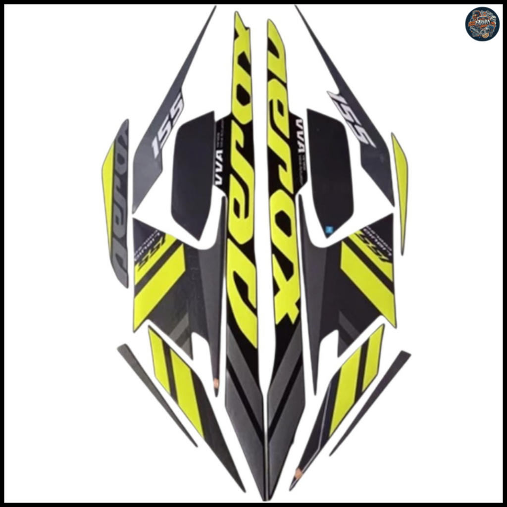 STRIPING STANDART YAMAHA AEROX 2021 STIKER BODY AEROX 155 2021 LIS BODY