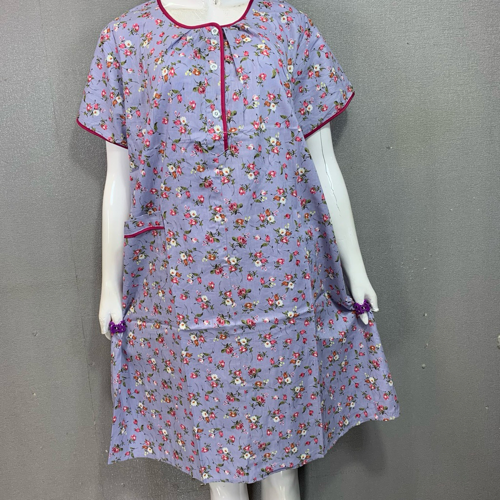 BunnyNightie - Pretty Girl Daster Katun Ukuran L | Baju Tidur Katun Pretty Girl