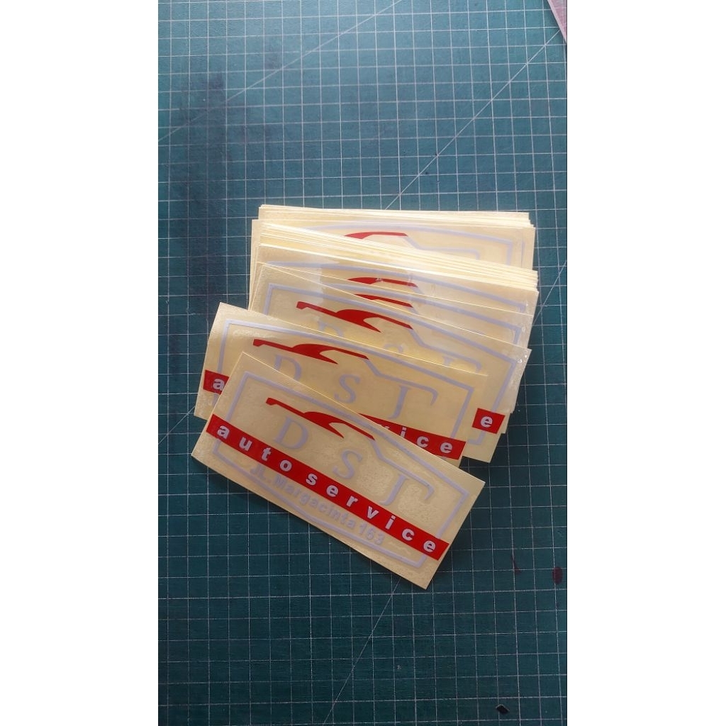 cutting sticker custom satuan