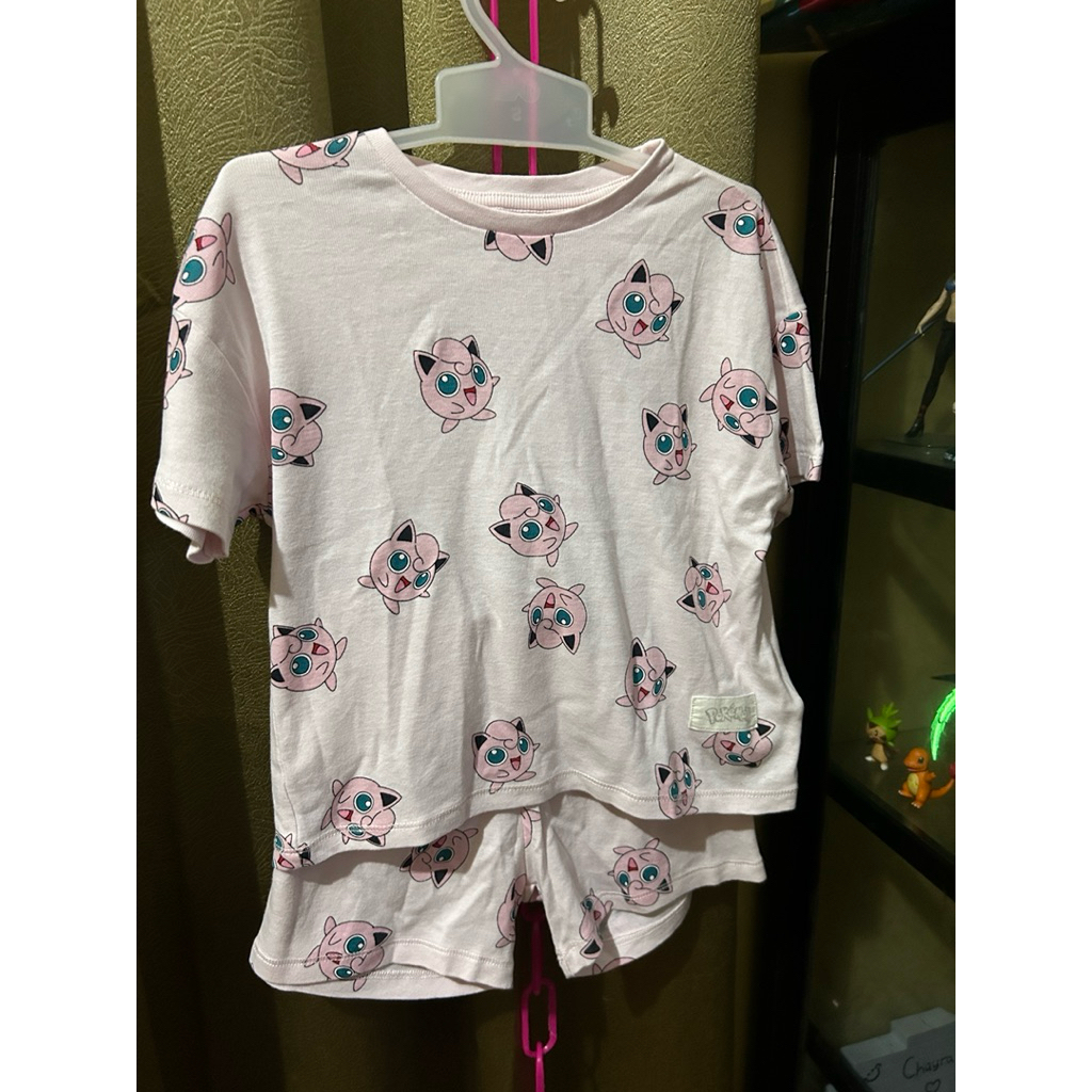 setelan set zara kids x pokemon jigglypuff