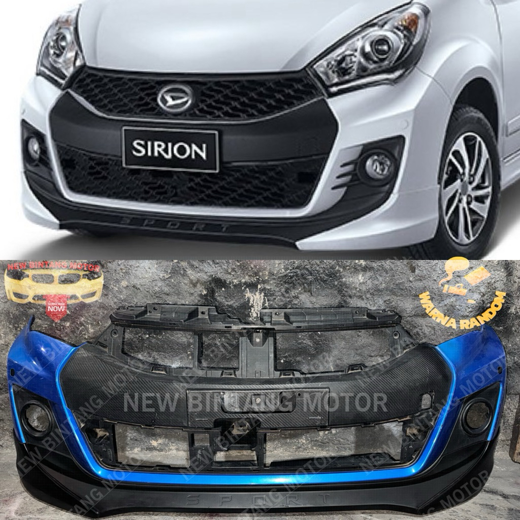 Bumper depan daihatsu sirion sport facelift 2015 2017 original