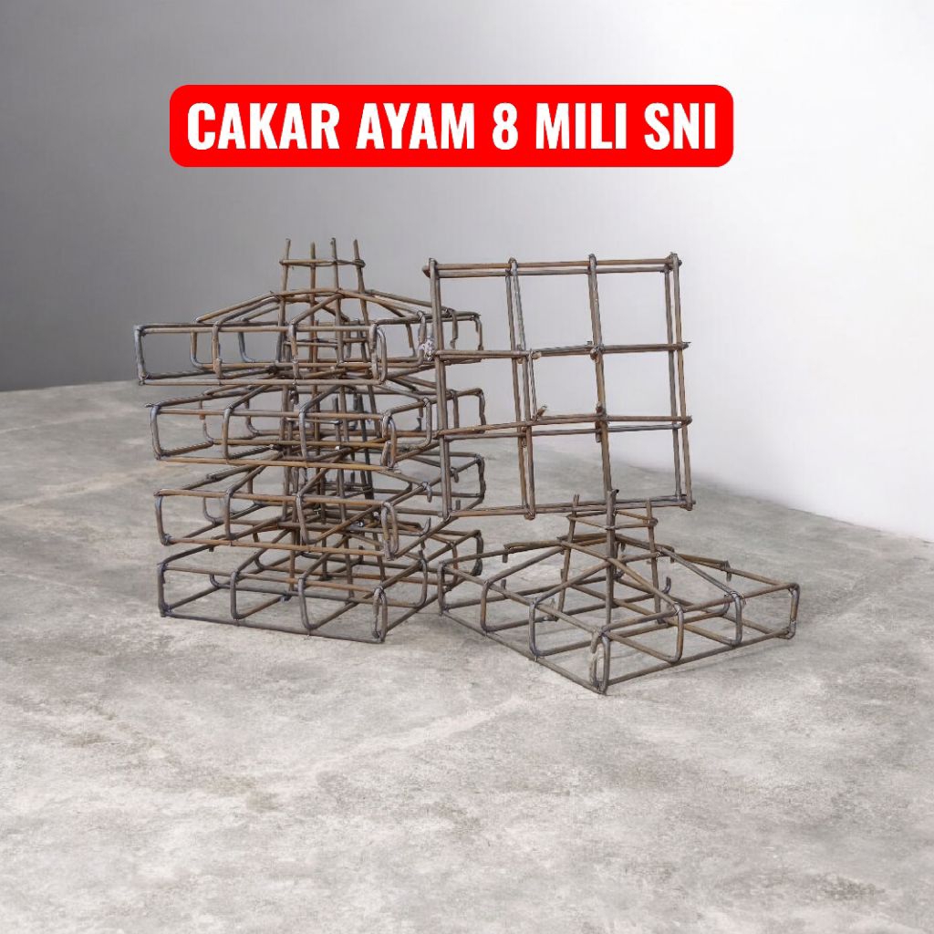 CAKAR AYAM 50X50 BESI 8 POLOS STD