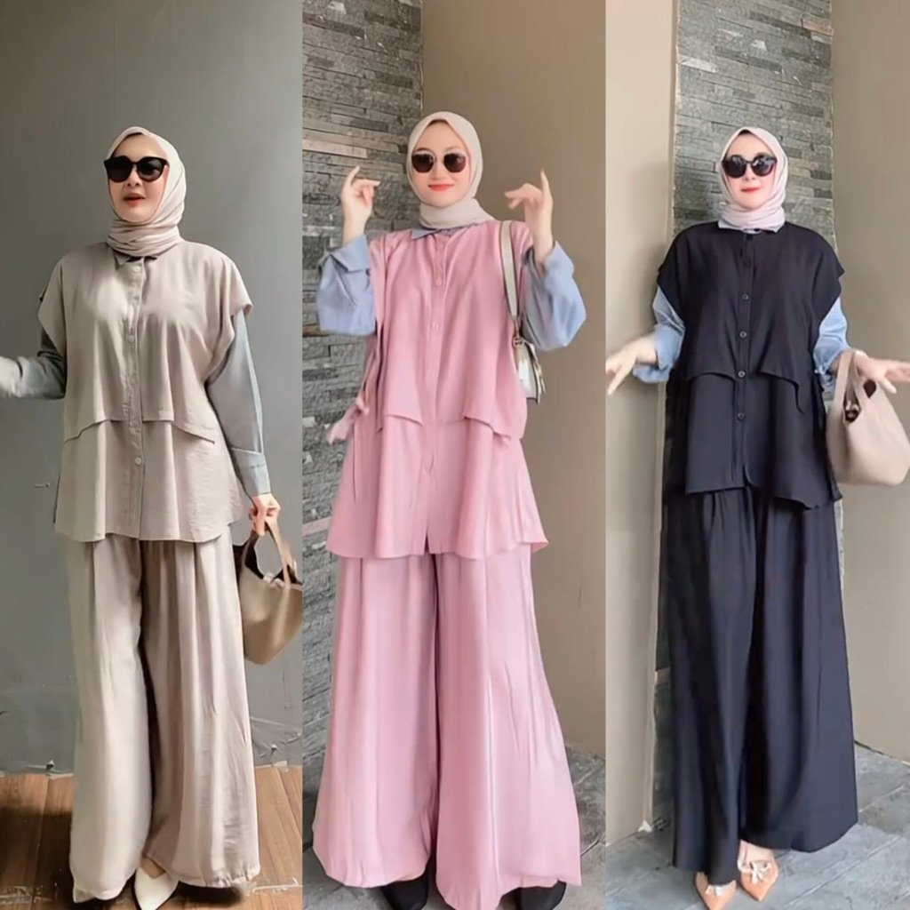 SET ROMPI SALUR KULOT 3in1