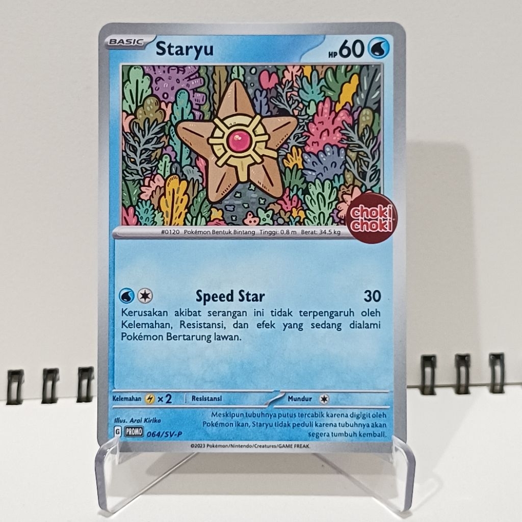Staryu Choki - Choki - Kartu Pokemon TCG Indonesia - Scarlet & Violet Promo | 064/SV-P| Promo ORIGIN