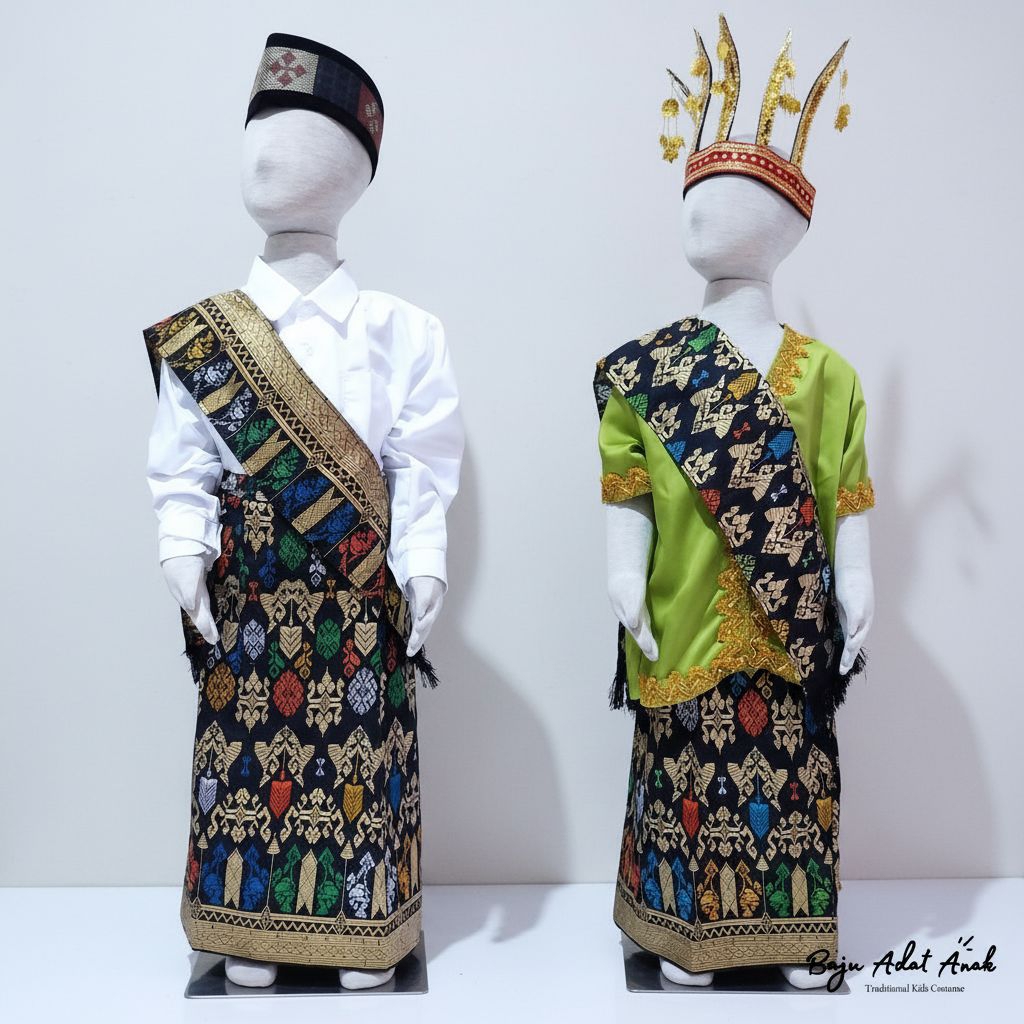 BAJU ADAT NTT MANGGARAI ANAK PEREMPUAN | PAKAIAN ADAT MANGGARAI NTT | BAJU ADAT NTT SUKU MANGGARAI A