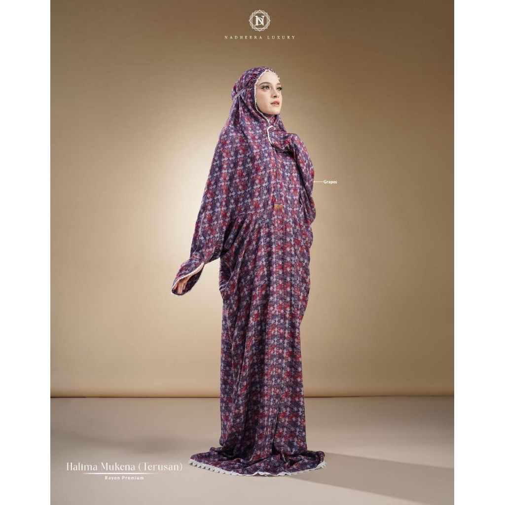 MUKENA HALIMA TERUSAN NADHEERA LUXURY