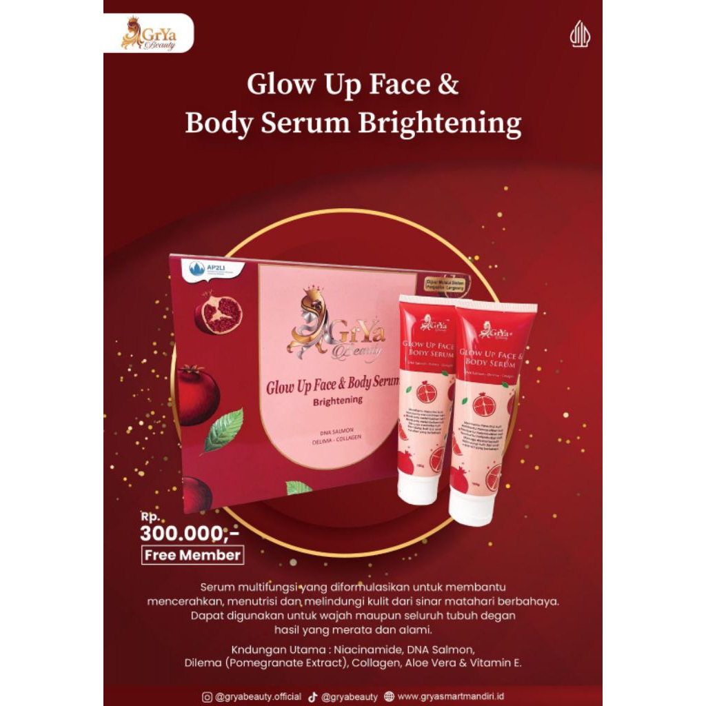CREAM GRYA BEAUTY KEMASAN TUBE