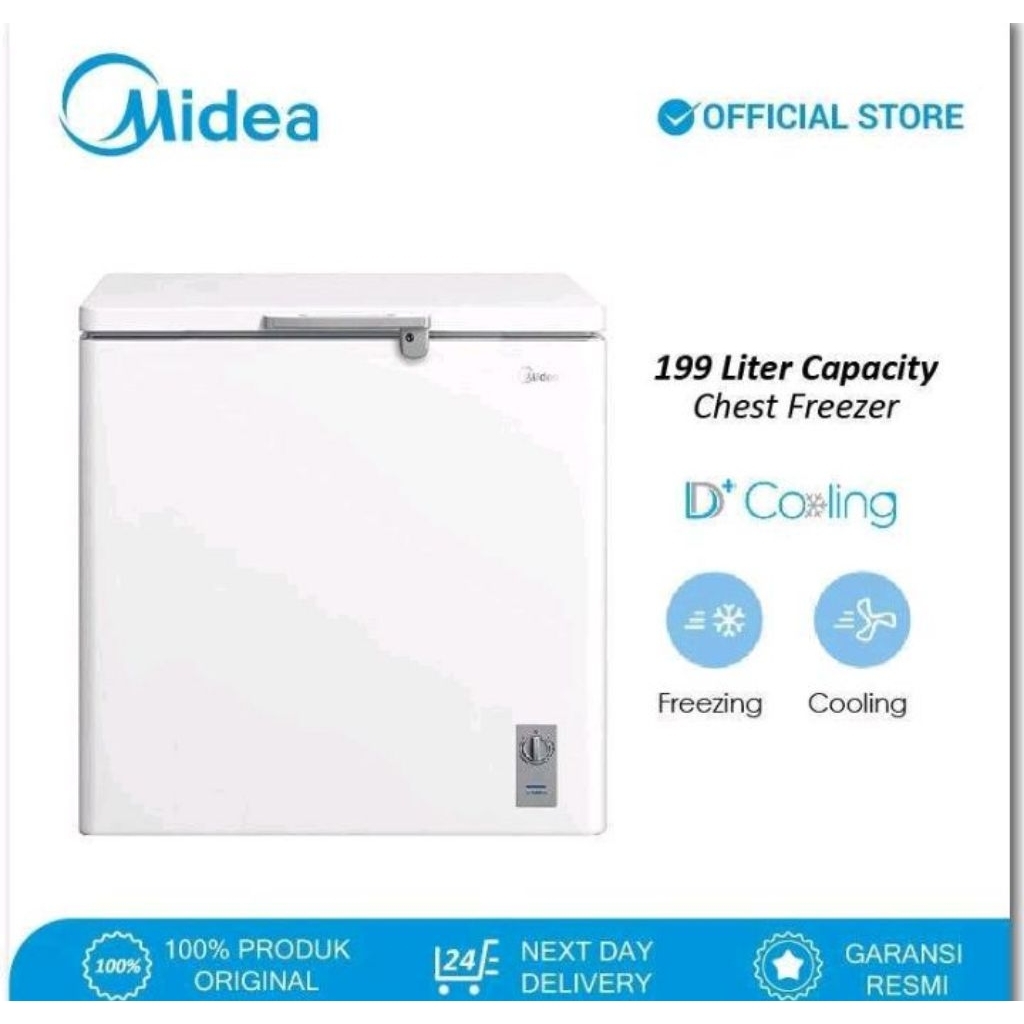 Midea Freezer 200Liter HS-259NCK
