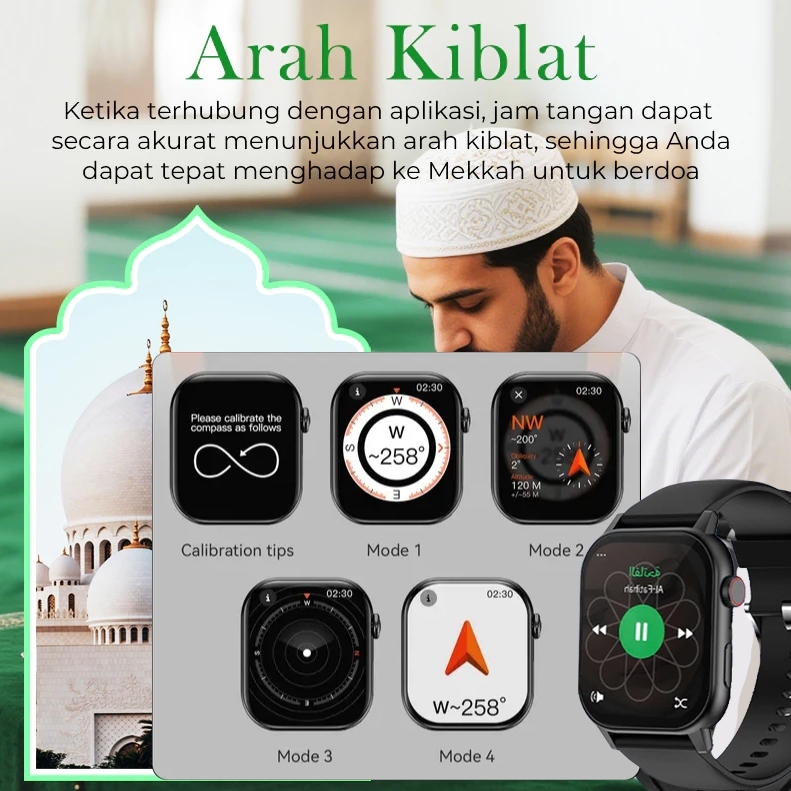 HOT PRODUCT [Garansi 1 Tahun] KIRO Smart WATCH S11 Pro AI Smartwatch for iPhone WhatsApp Message