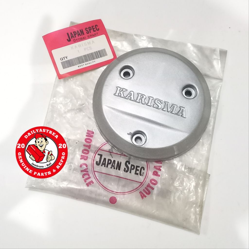 TUTUP COVER PROTECTOR BLOCK BLOK MESIN KANAN HONDA KARISMA 125 D X NOS BUKAN ORI 11370-KPH-880
