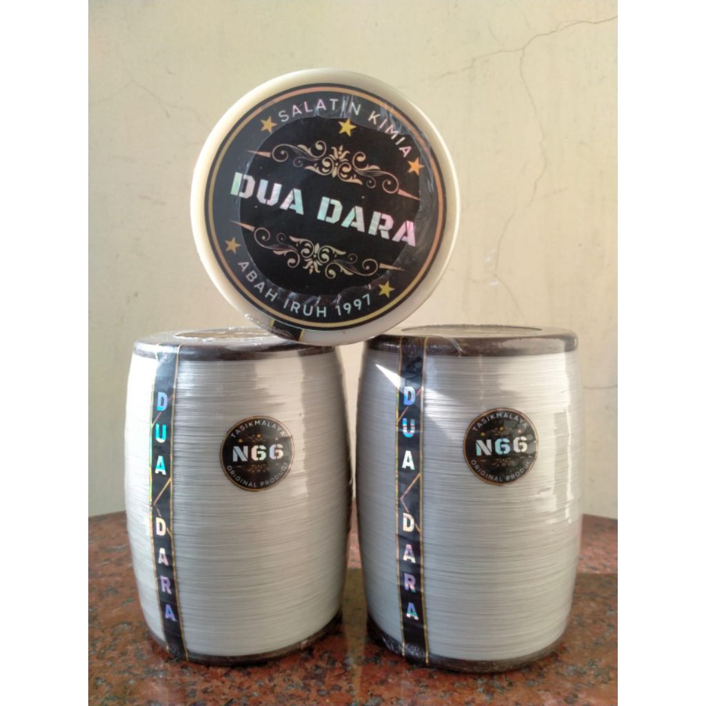 GELASAN DUA DARA N66 SUPER PREMIUM 6000yard silver