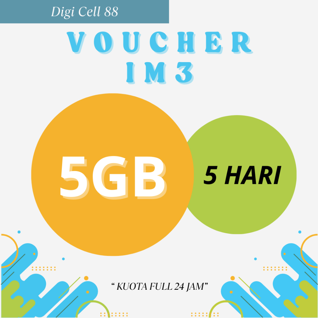 Voucher Indosat 5GB 5 Hari Full 24 JAM | Paket Internet Indosat Ooredoo Murah