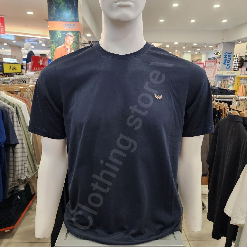 WATCHOUT CASUAL ORIGINAL kaos pria lengan pendek navy WK900060027 live L