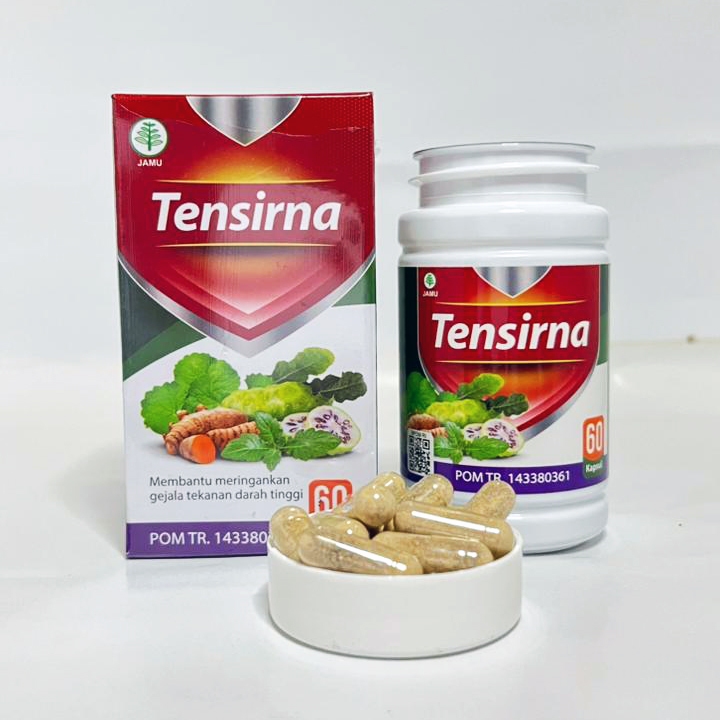 Kapsul TENSIRNA Obat Penurun Tekanan Darah Tinggi (Hipertensi)