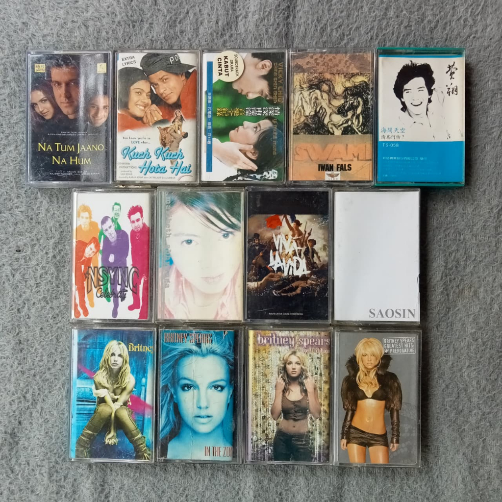 [USED ITEMS] Kaset Pita Original - NSYNC - Saosin - Kuch Kuch Hota Hai - Na Tum Jaano Na Hum - BS - 