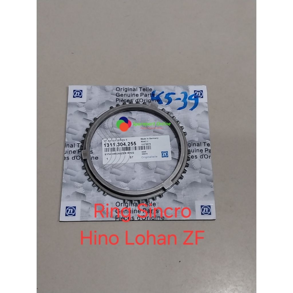 Ring synchro sincro sincromis hino lohan zf fg235ti fm260ti 1311 304 255 1311304255