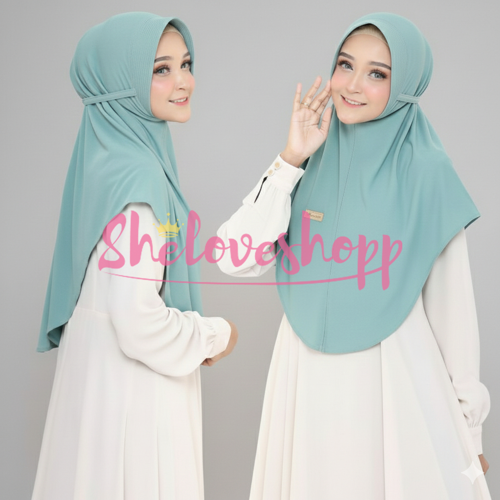 ORI KIMIKEY HIJAB KHIMAR MAIDA PET TALI BERGO PED PREMIUM ORIGINAL KIMIKEY JILBAB KERUDUNG KIMKEY BE