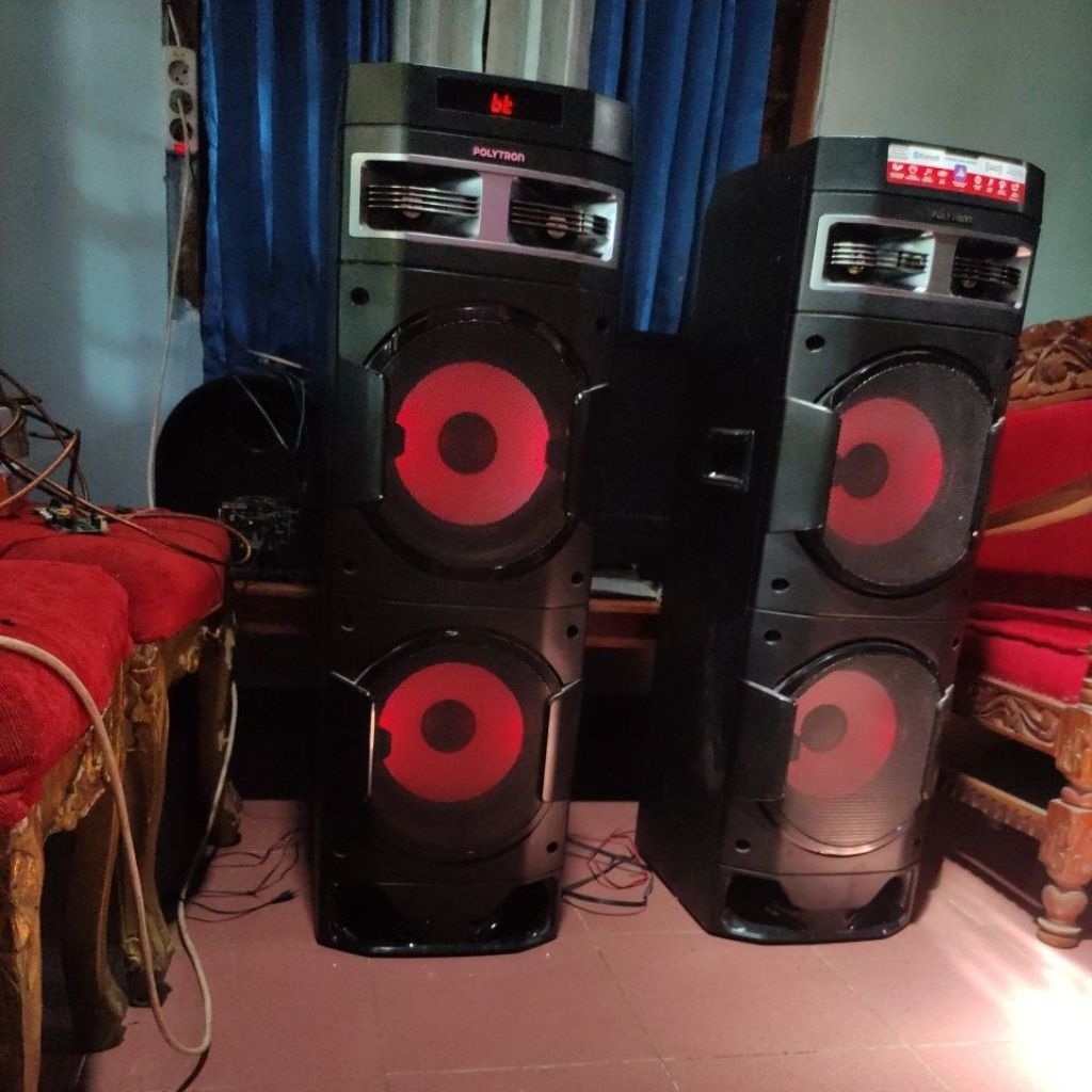 Speaker Polytron 4biji 10inch 10df22 10df28 baca deskripsi