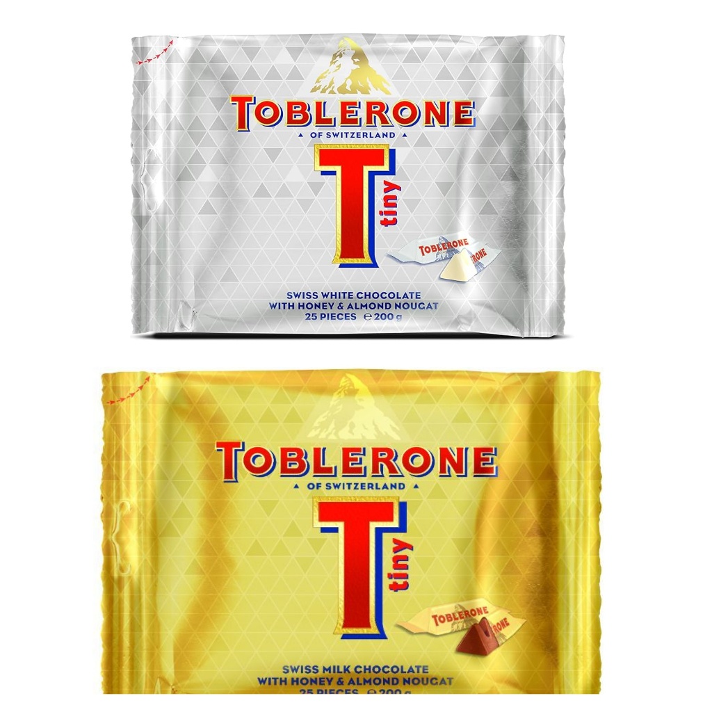 COKELAT TOBLERONE MINI [EXP 2026 PO] Toblerone Tiny Mini Milk Chocolate 200 g Chocolates Chocolate, 