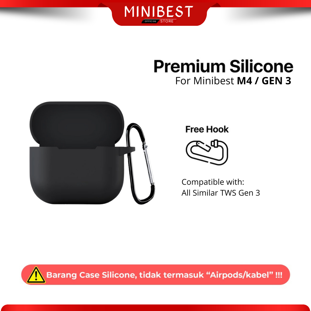 MINIBEST Case Casing For GEN 3 / Minibest M4 Premium Silicone Softcase  Free Hook by minibest Indone
